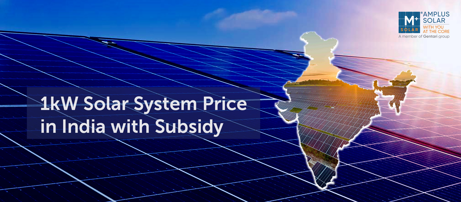 1kW Solar Panel System Price in India with Subsidy