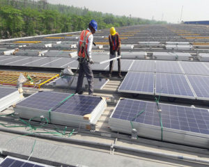 Asahi India rooftop solar power plant