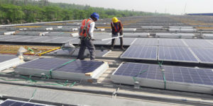 Asahi India Glass rooftop solar plant by Amplus