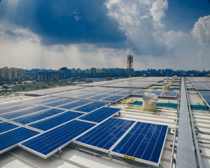 RGI rooftop solar power plant 1