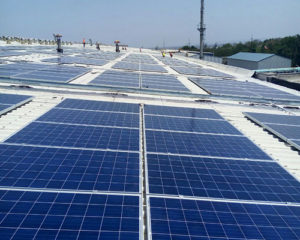 Whirlpool rooftop solar power plant