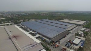 Yamaha - largest rooftop solar power plant by Amplus
