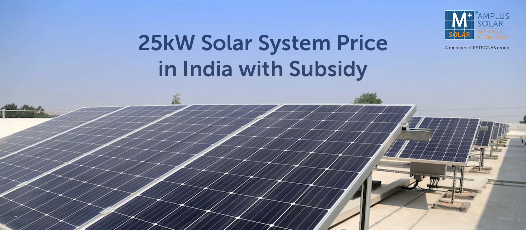 25kW Solar System Price in India